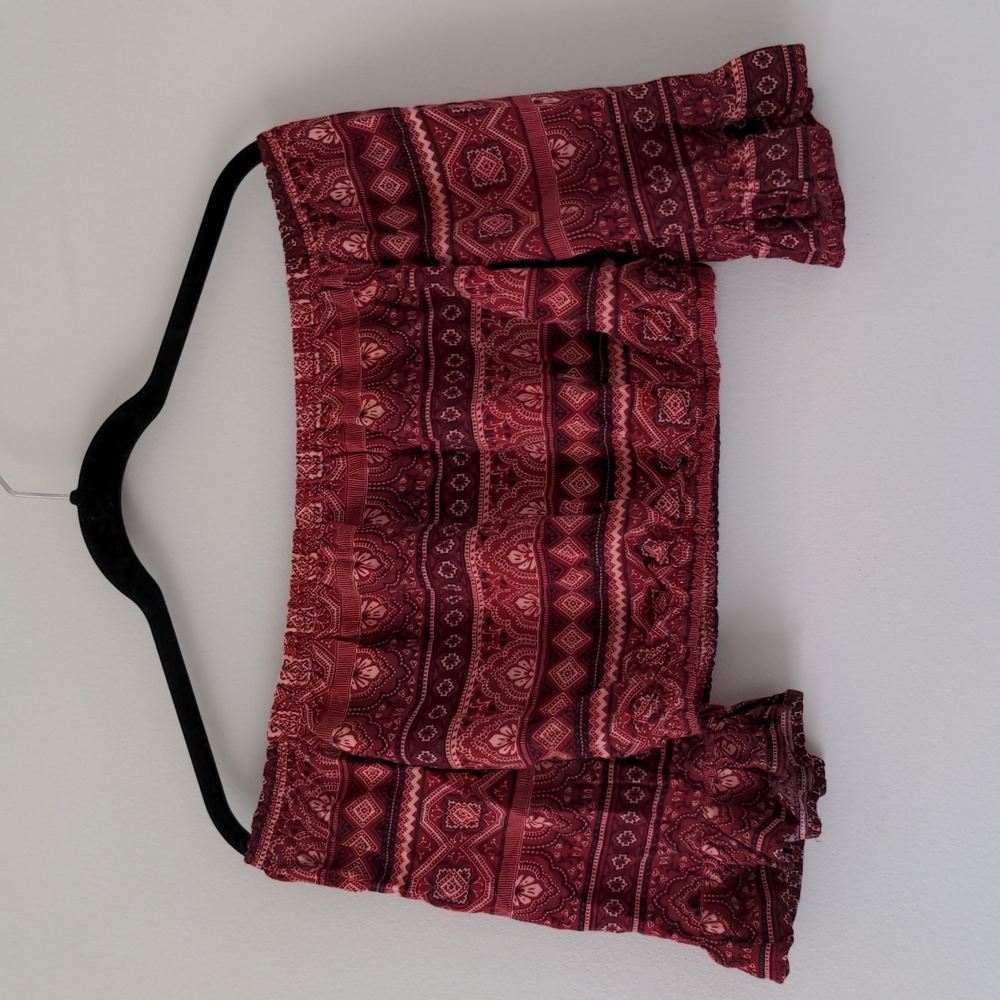 Off the Shoulder Crop Top